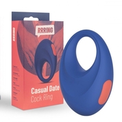 Синее эрекционное кольцо Rrring Casual Date Cock Ring - фото, цены